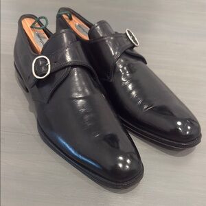 To Boot Men's Black Single Monk Strap Size 8.5